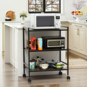 Wooden 3 Tier Kitchen Storage Rack