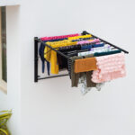 Adjustable Wall Mounted Cloth Drying Stand