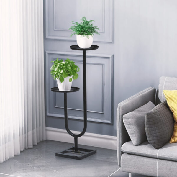 2 Tier U Shaped Plant Stand