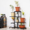 Metal 4 Tier Plant Stand For Balcony & Indoor