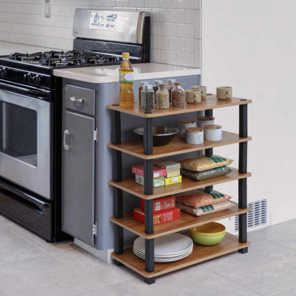 TNT 5-Tier Wooden Shoe Rack