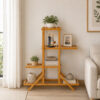 4-Tier Bamboo Wooden Plant Stand