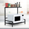 2 Tier Metal Microwave Stand