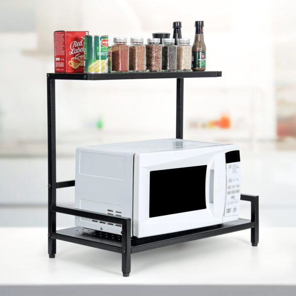 2 Tier Metal Microwave Stand