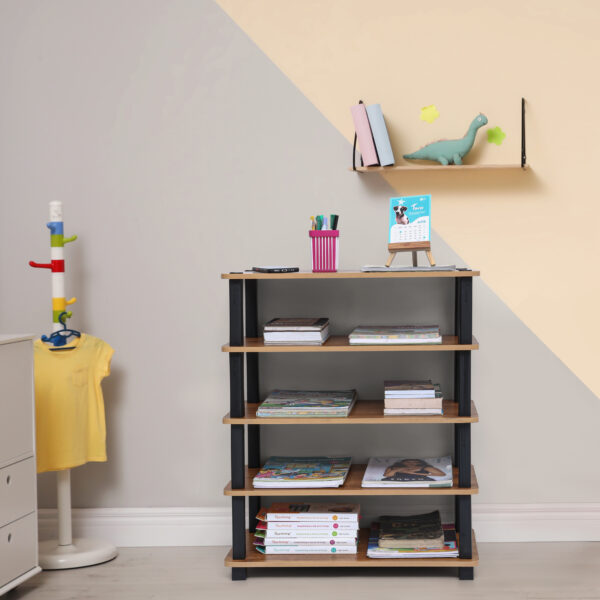TNT 5-Tier Wooden Shoe Rack