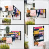 Adjustable Wall Mounted Cloth Drying Stand