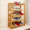 5-Tier Bamboo Wooden Shoe Rack