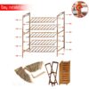 5-Tier Bamboo Wooden Shoe Rack