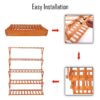 5 Tier Foldable Bamboo Shoe Rack