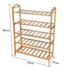5-Tier Bamboo Wooden Shoe Rack