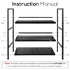 3 Tier Metal Microwave Oven Stand