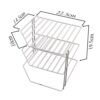3-Tier kitchen Steel Corner Shelf