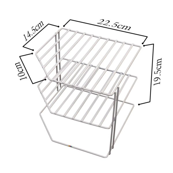 3-Tier kitchen Steel Corner Shelf