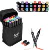 Dual Tip Art Markers 24 Colors