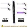 Dual Tip Art Markers 24 Colors