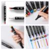 Dual Tip Art Markers 24 Colors