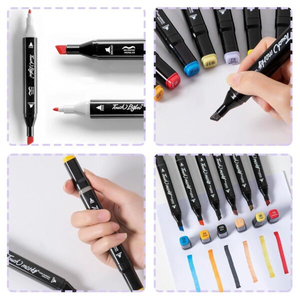 Dual Tip Art Markers 24 Colors