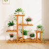 6 Tier Wooden Bamboo Plant Pot Stand