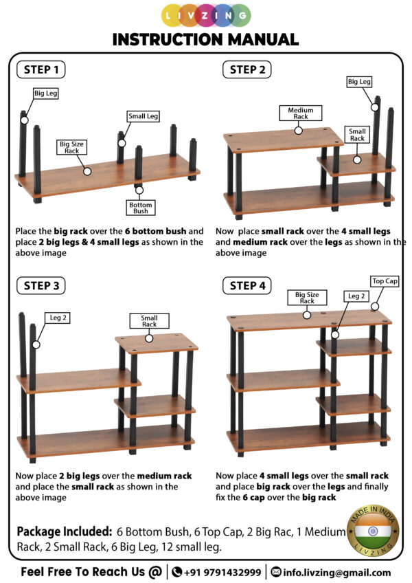 Turn N Tube 5 Tier Kitchen Storage Rack