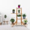 4 Tier Bamboo Wooden Plant Stand
