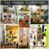 4-Tier Bamboo Wooden Plant Stand