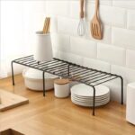 Extendable Dish Rack Black