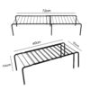 Extendable Dish Rack Black