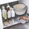 Extendable Dish Rack Black