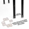 Extendable Dish Rack Black
