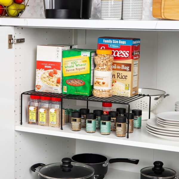 Extendable Dish Rack Black