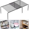 Extendable Dish Rack Black