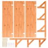 Bamboo Floating Wall Mount Display