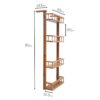 4 Tier Bamboo Wooden Hanging Shelf