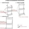 4 Tier Bamboo Wooden Hanging Shelf