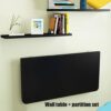 Wood Wall Mounted Round Corner Folding Wall Study Table