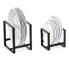 2Pcs Metal Plate Dish Organizer