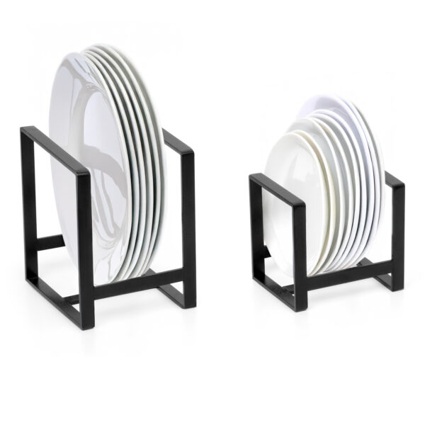 2Pcs Metal Plate Dish Organizer