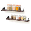 2 Pcs 3 Feet Wood Wall Shelf