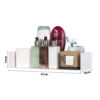 24-Inches Heavy Metal Book Shelf-White