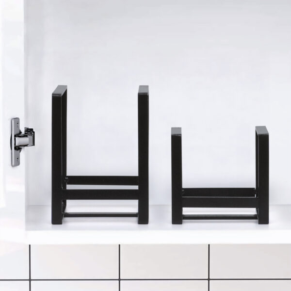 2Pcs Metal Plate Dish Organizer