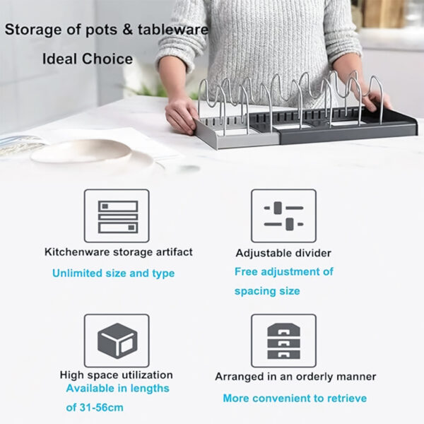 Expandable Cookware Organizer