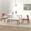 4 Ft Height Adjustable Plastic Folding Picnic Table
