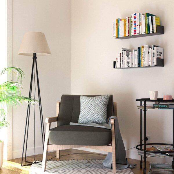 24-Inches Heavy Metal Book Shelf