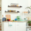 2 Pcs 3 Feet Wood Wall Shelf