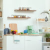 2 Pcs 3 Feet Wood Wall Shelf