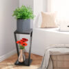 2 Tier Metal Stylish Z Shape X Shape Planters Stand