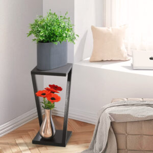 2 Tier Metal Stylish Z Shape X Shape Planters Stand