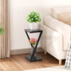 2 Tier Metal Stylish Z Shape X Shape Planters Stand