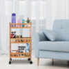 Bamboo Space Saving Trolley