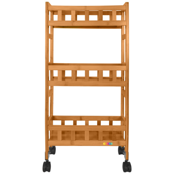 Bamboo Space Saving Trolley
